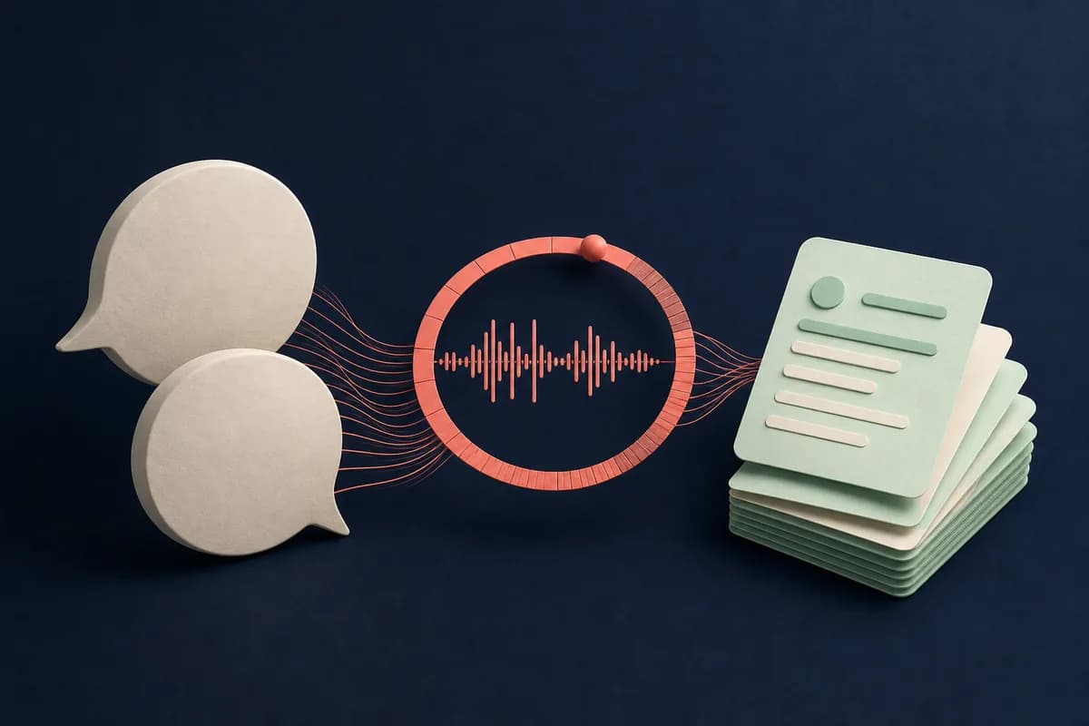 Illustration éditoriale : comment résumer un podcast sans perdre l'essentiel